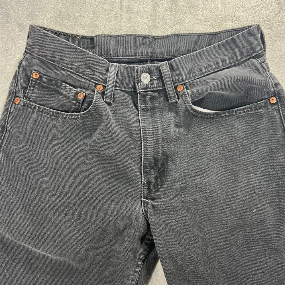 LEVI'S 550 Relaxed Fit Jeans Mens 32x30 Washed Black Bleach Stain Tapered 2016